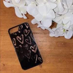 Gold Heart IPhone 8+ Case